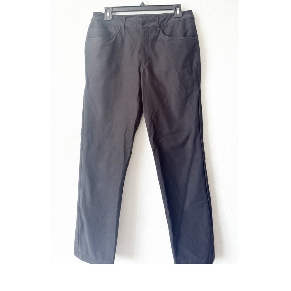 Lululemon Black Stretch Straight
Leg Mid Rise Pants Size 30 - Picture 10 of 12